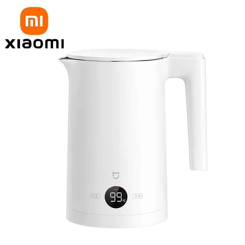 

XIAOMI MIJIA czajniki elektryczne o stałej temperaturze 2 ze stali nierdzewnej 1800W wyświetlacz LED cztery tryby termosu 220V