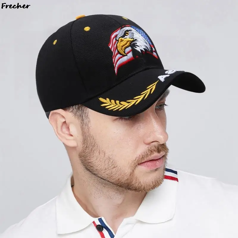 Embroidery Eagle Baseball Caps Men Women Animal Snapback Cap Trendy Tactical Gorras Army Military Dad Hat Hip Hop Street Hats