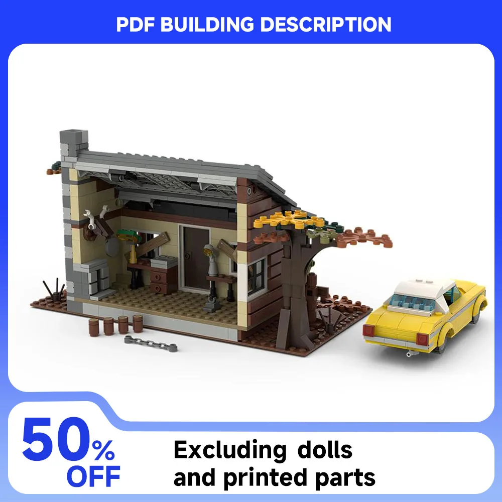 

MOC Ghost Play Nobi House Модульная креативная уличная модель Строительные блоки DIY Модульная сборная игрушка для мальчиков и детских подарков