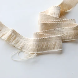 2 Meters Cotton Fringed Lace Scarf Clothes Carpet Curtain Decoration Trims DIY Home Accessories 3cm wide