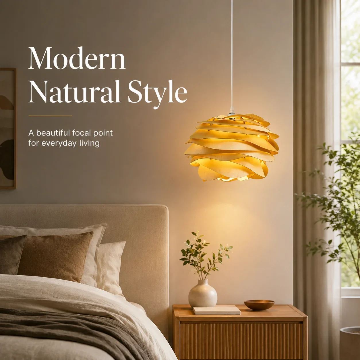 JOYINLED 30CM Modern Pendant Light E26 E27 Hanging Lamp Fixture for Dining Room Kitchen Island Home Decor Bulb Not Included