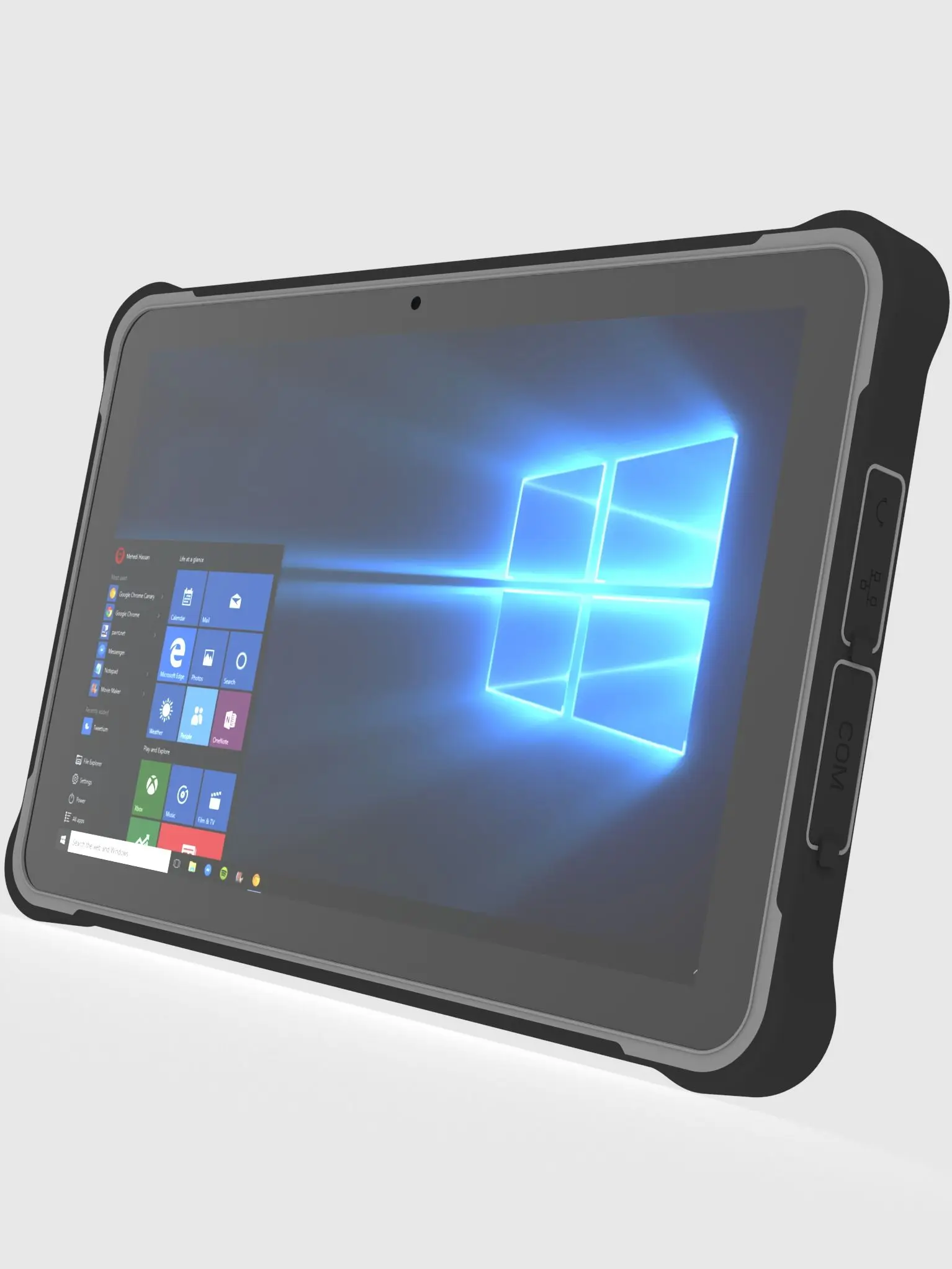 256gb Rugged Tablet with1D/2D Barcode Scanner,10.1 Inch Windows 10 Intel i5，8th Generation cpu 8200Y  ,4G Industrial Tablet ip65