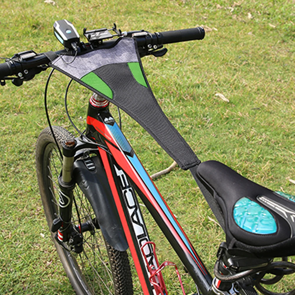 

Sweat Absorb Guard Strap Net Cover Bike Sweat Guard Bicycle Trainer Sweat Net Frame Guard for Bicycle Trainer Indoor Cycling