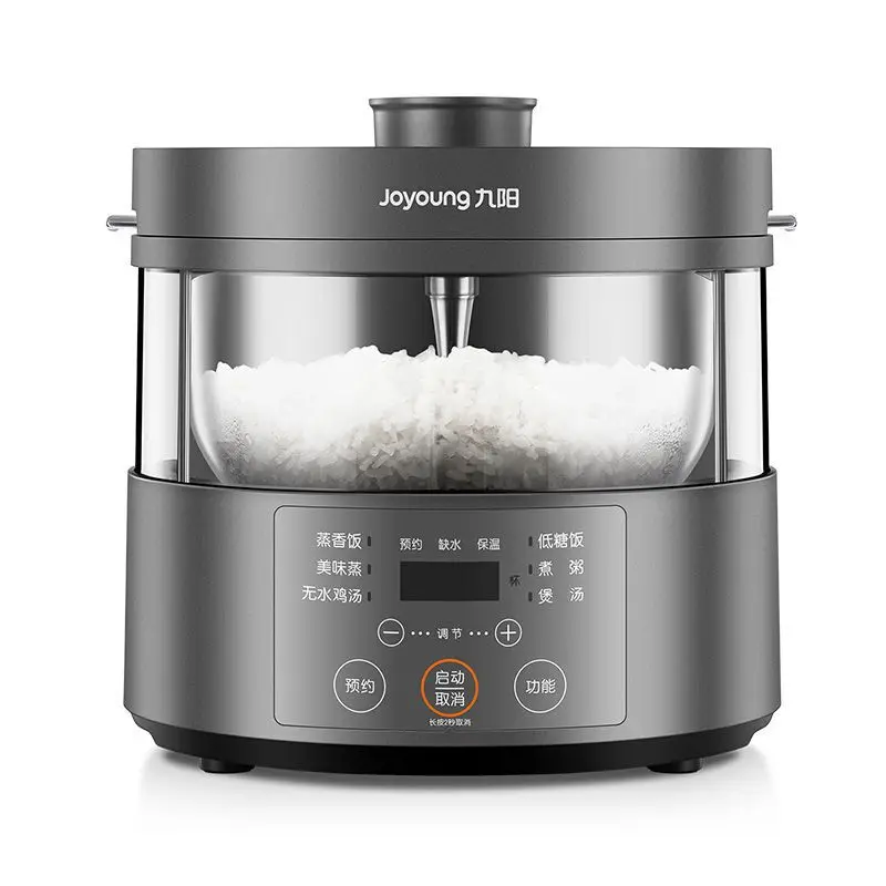 Joyoung Steam Rice Cooker 3L Glass Liner Pot Multifunction Steaming Stew Soup Cooking Rice For Home Kitchen F30S-S160