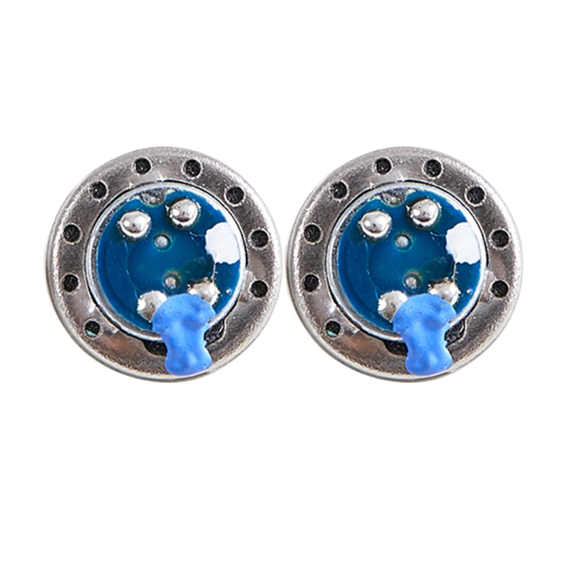 18Ohm Hoofdtelefoon Luidspreker Hifi 10Mm Headset Driver Titanium Film Oortelefoon Voor IE6 IE7 IE80 Reparatie Diy Onderdelen 2 stuks