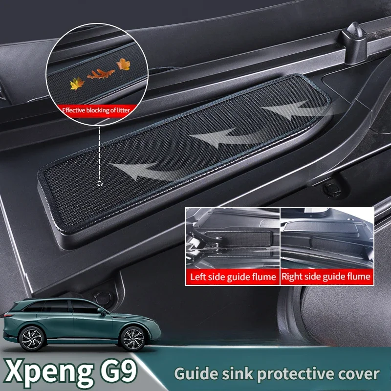 

For 24 Xpeng G9 water channel protective cover head air conditioning air inlet filter element anti-bug net