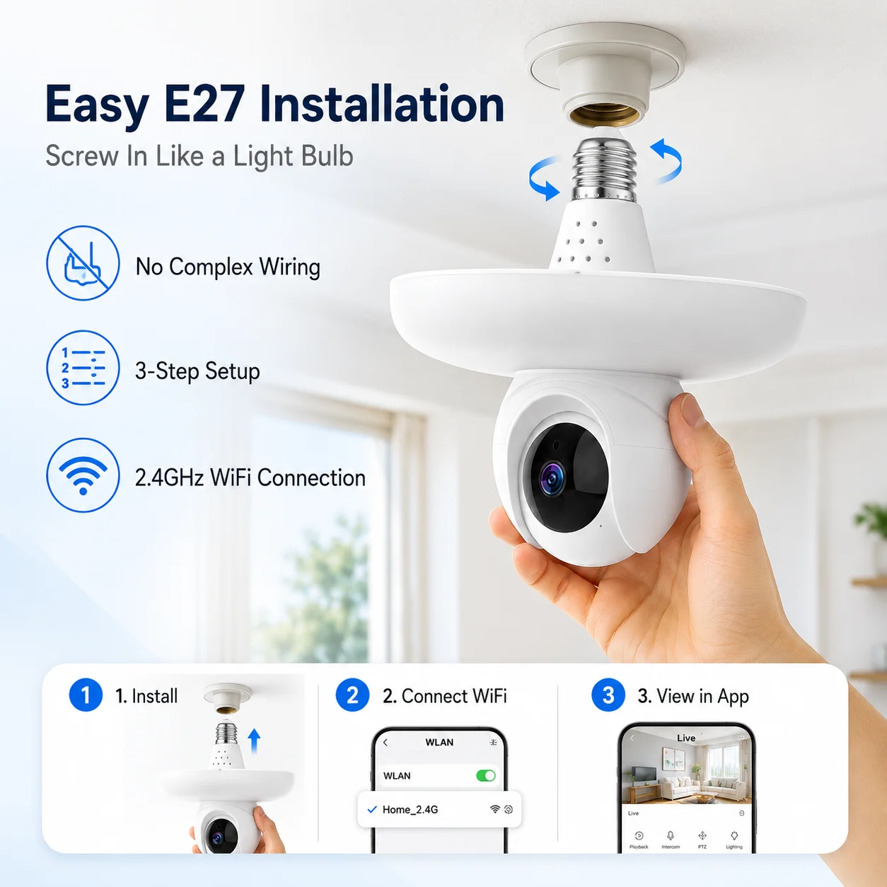 3 MP dual light flash WiFi sec - Outdoor Lighting No Electricity 评论和价格