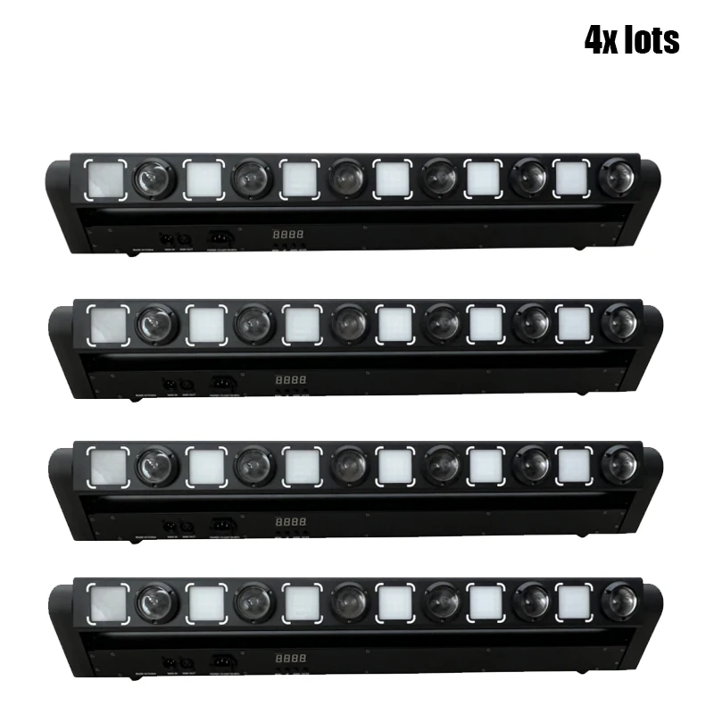 4x 2023 New Hottest 6+6 Beam Laser Lights Beam Washer Led Long Strip Music Sound Auto Dmx512 8/12/32 Channel For Dj Show