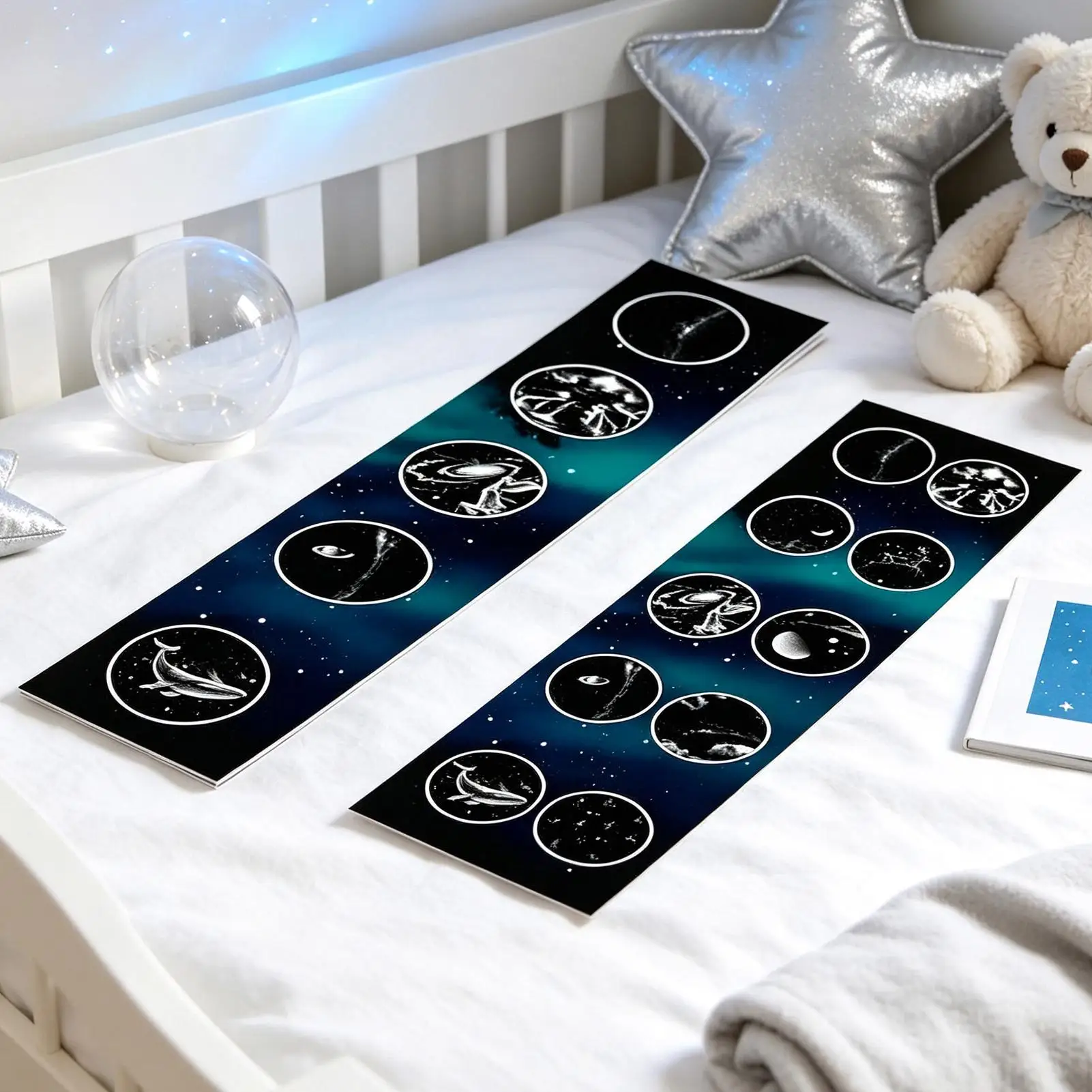 Galaxy Projector Film Discs Wide Angle Realistic High Definition Replaceable Projector Slide Discs For Bedroom Living Room
