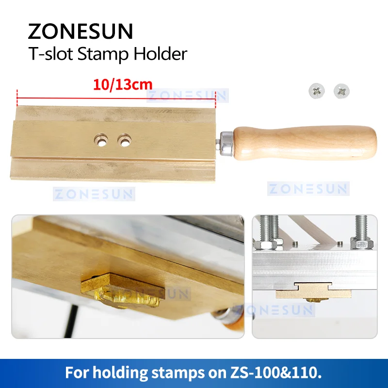 Zonesun Stamp Holder T Slot Letter Holder for ZS90 ZS100 ZS100 Accessory Easy Changeover ZS-TS