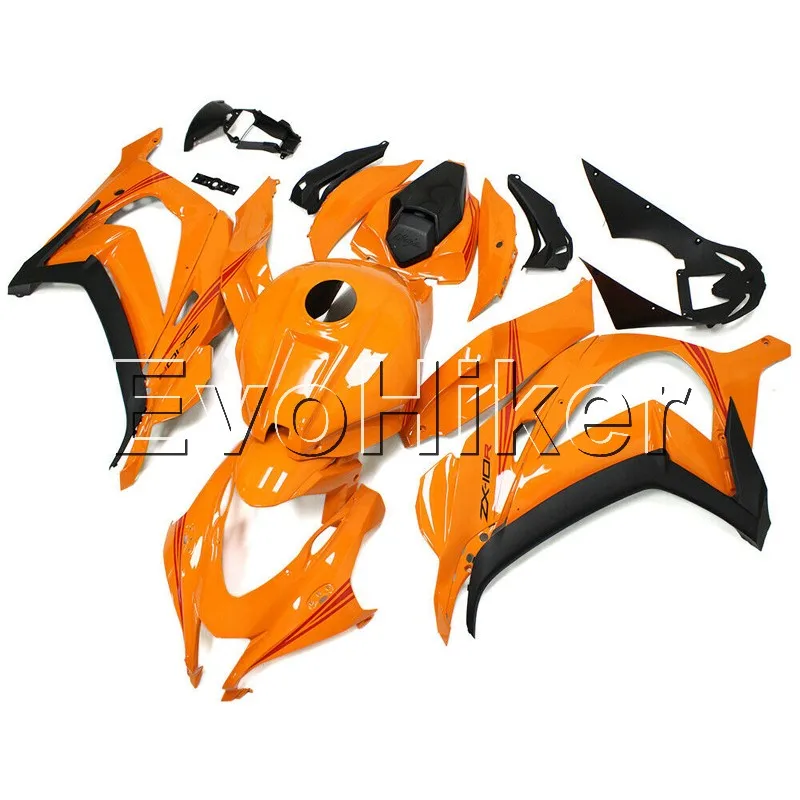 injection Fairings kit for ZX10R 2016 2017 2018 orange ZX-10R 16 17 18 bodywork kit motorcycle fairings