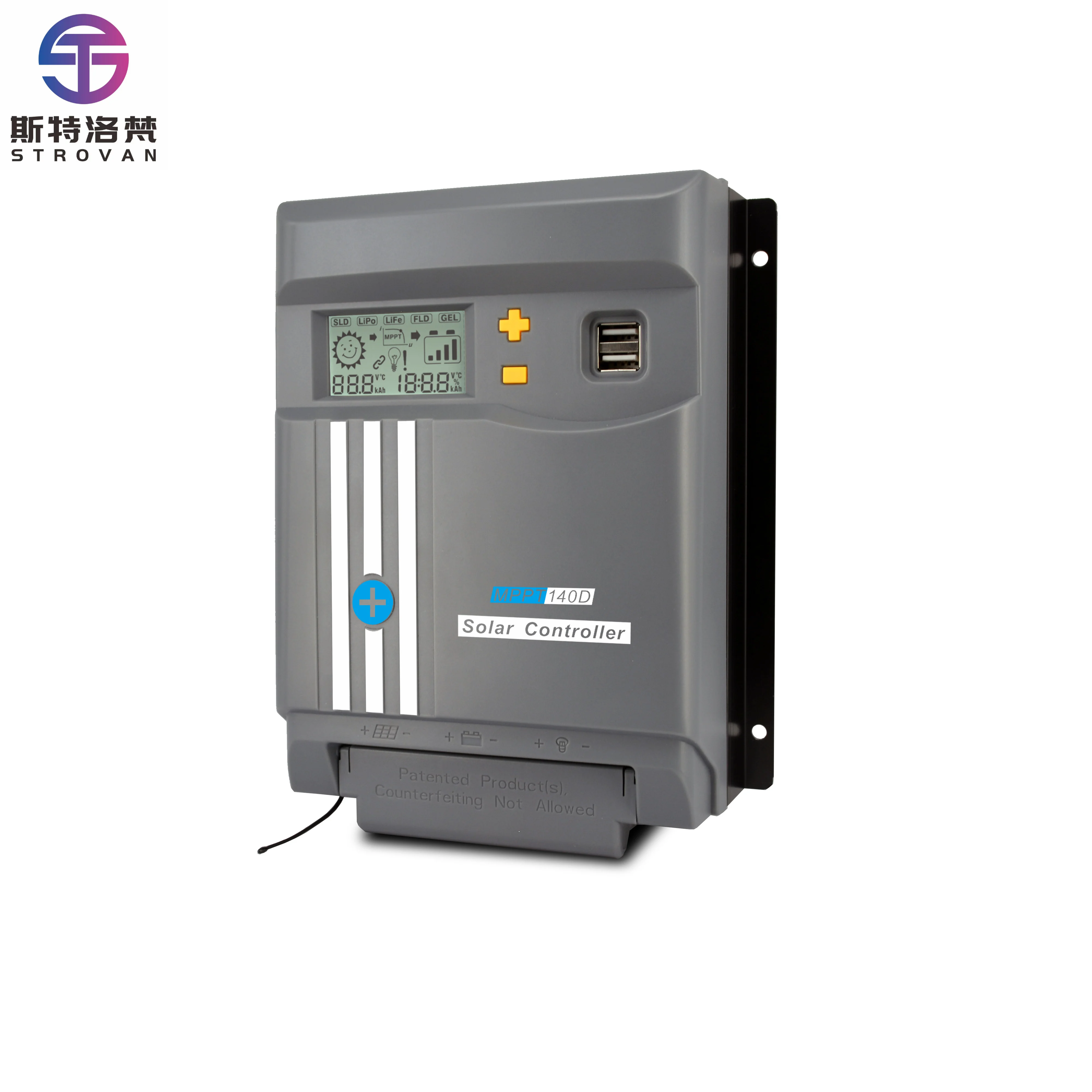 

Advanced Technology Solar Charge Controller Mppt Mptt Solar Charge Controller 12/24V 20A With LCD Display and Usb