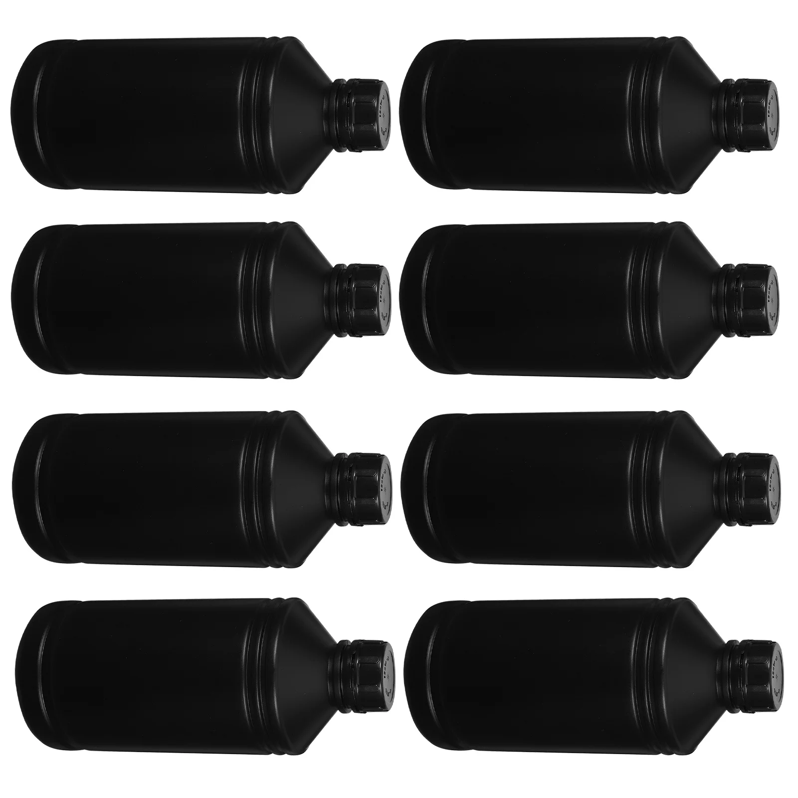 

8pcs 1000Ml Light Blocking Hdpe Chemical Storage Bottles For Lab Reagent Liquid Container Leakproof Acid Alkali Resistant