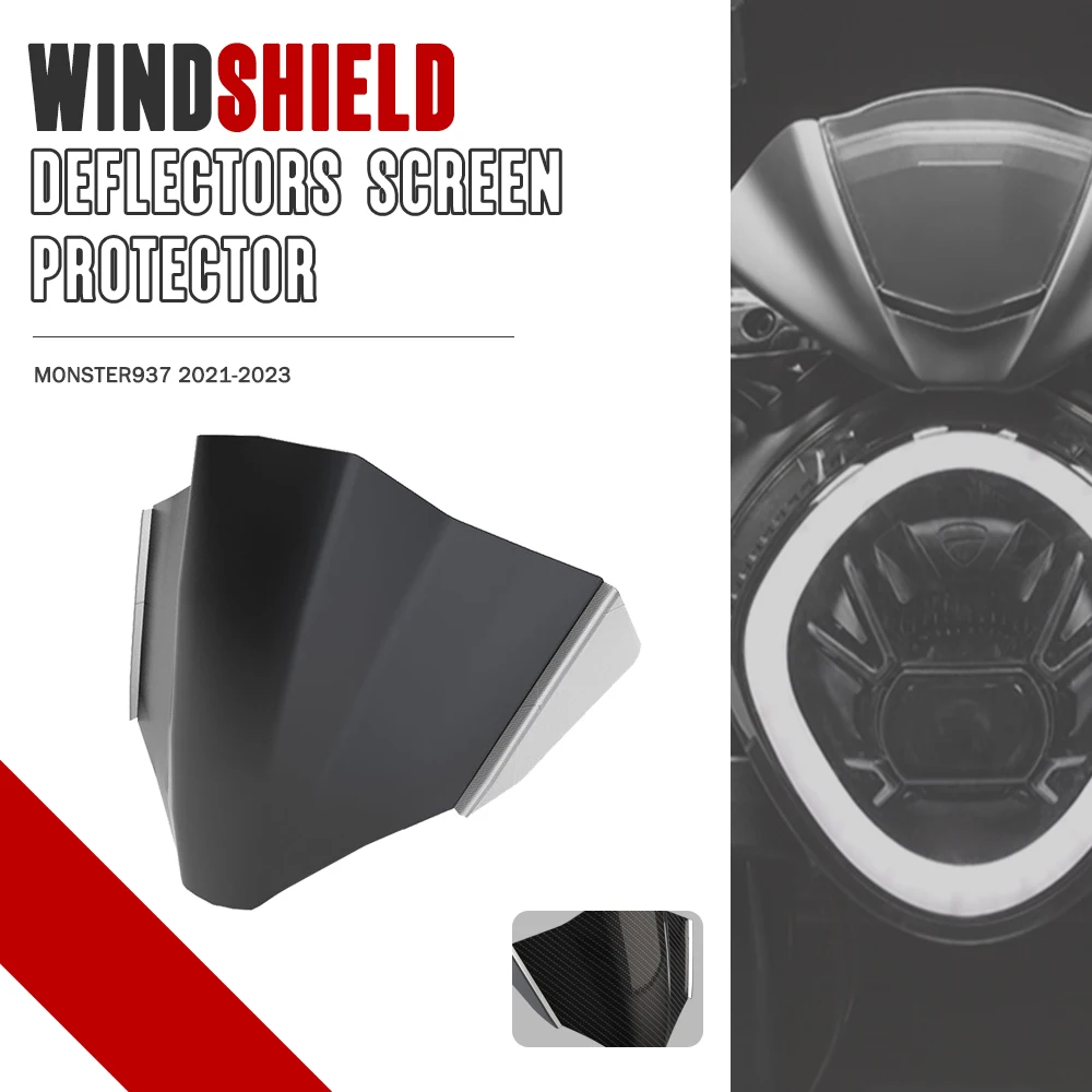 

Motorcycle Windscreen Windshield Shield Deflector Screen For Ducati Streetfighter V4 / V4S 2021 2022 2023 Motorbike Accessories