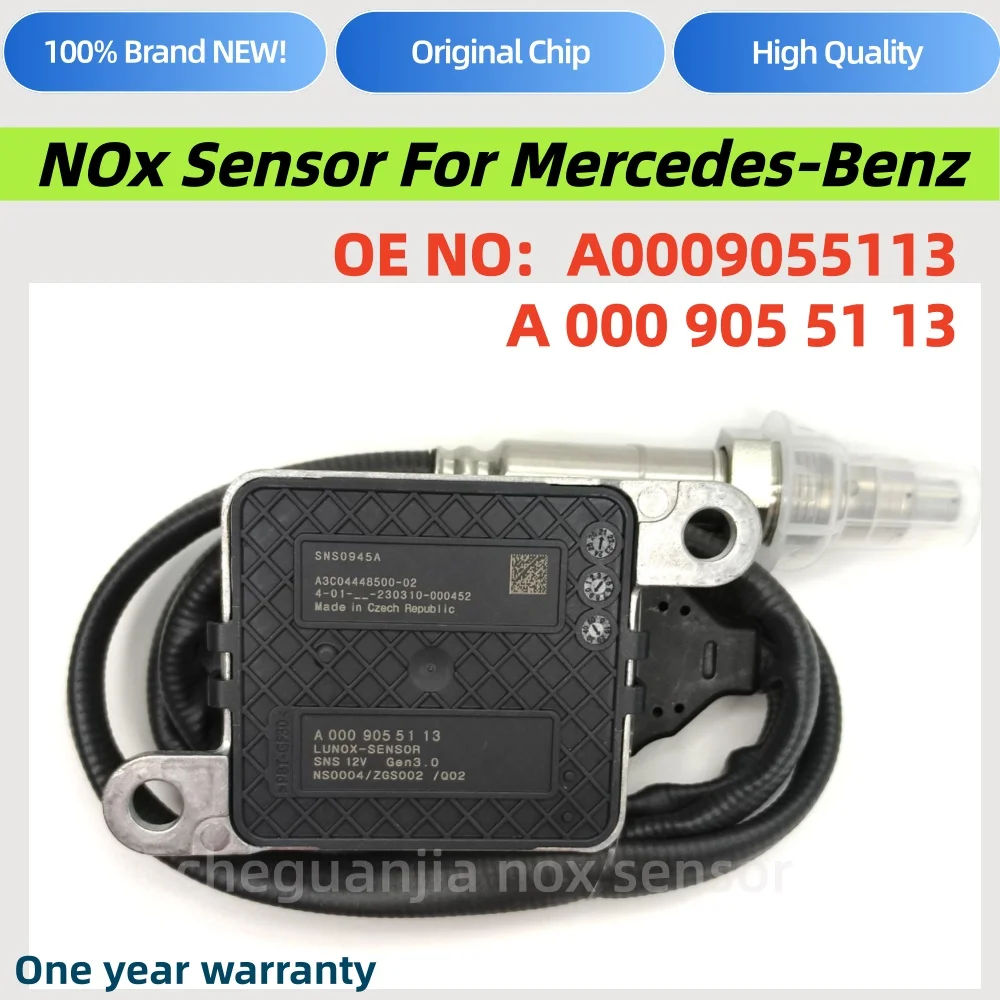 

High quality New A0009055113 0009055113 Original NEW Nitrogen Oxide Sensor For Mercedes-Benz 12V