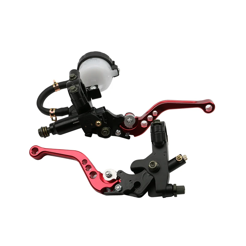 Levier de frein d'embrayage réglable universel pour moto, maître-cylindre hydraulique en aluminium CNC 7/8 "(22mm), pour 250cc-500cc