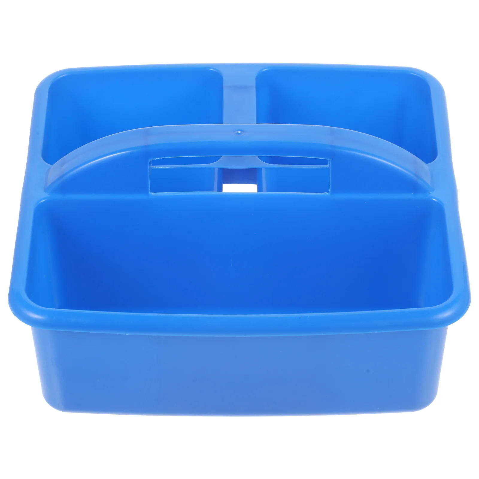 

Portable Large Capacity Storage Organizer Art Supply Holder Bright Colors Plastic Material Stationery Basket for School