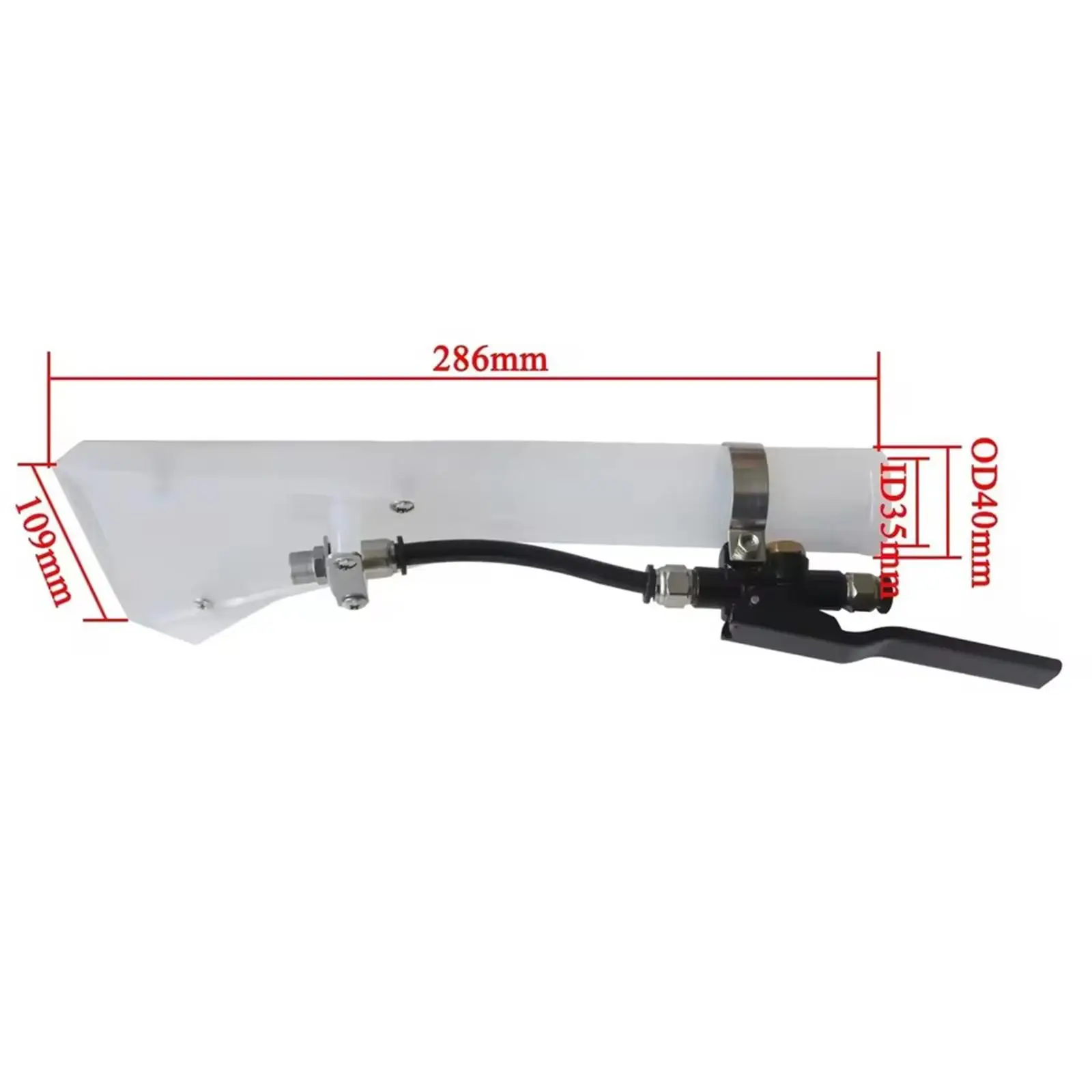 Carpet Cleaning Extractor with Clear Head Spare Portable Extractor Hand Tool