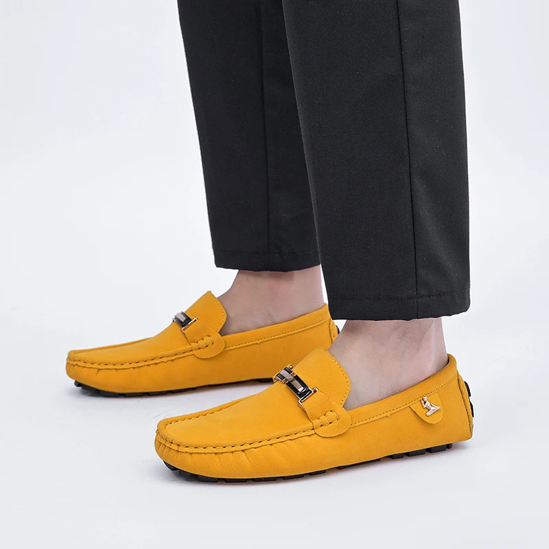 Men Breathable PU Vulcanized Sneakers Non-Slip Lightweight Comfortable Casual Shoes for Outdoor Walking Daily Wear