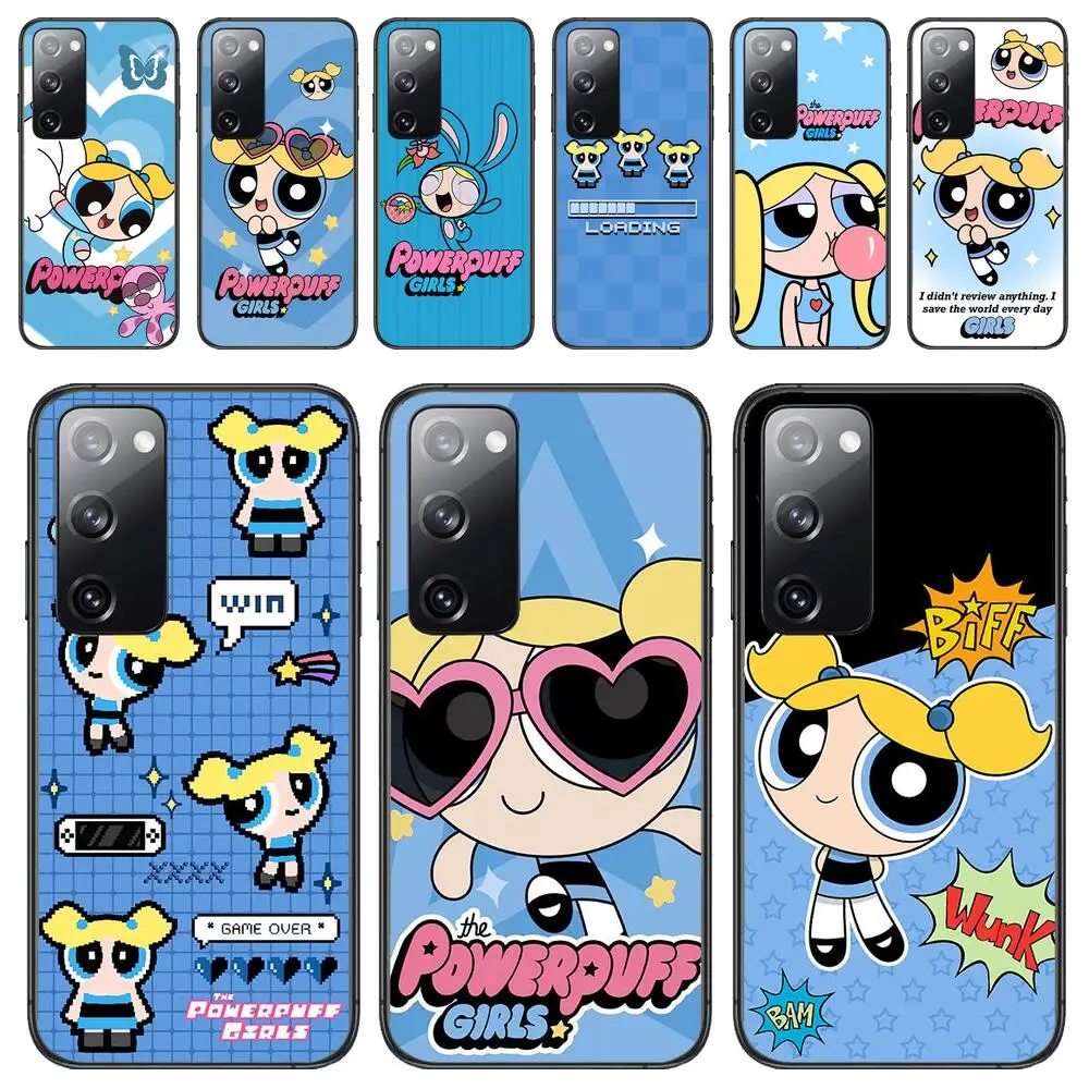 

The Powerpuff Girls Bubbles TPU Phone Case Luxury For Samsung Galaxy S23 S21 S10 S30 S20 S22 S8 S9 S30 Pro Plus Ultra Fe Cover