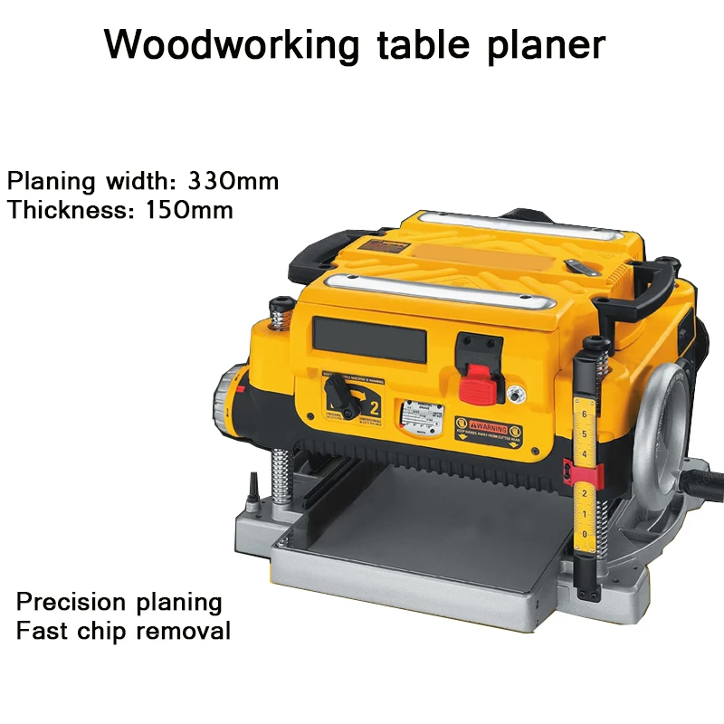 Table Planing Press Woodworking Planer Multi-Functional Small Light Planer Electric Planer Pressure Planing Machine Flat Planer