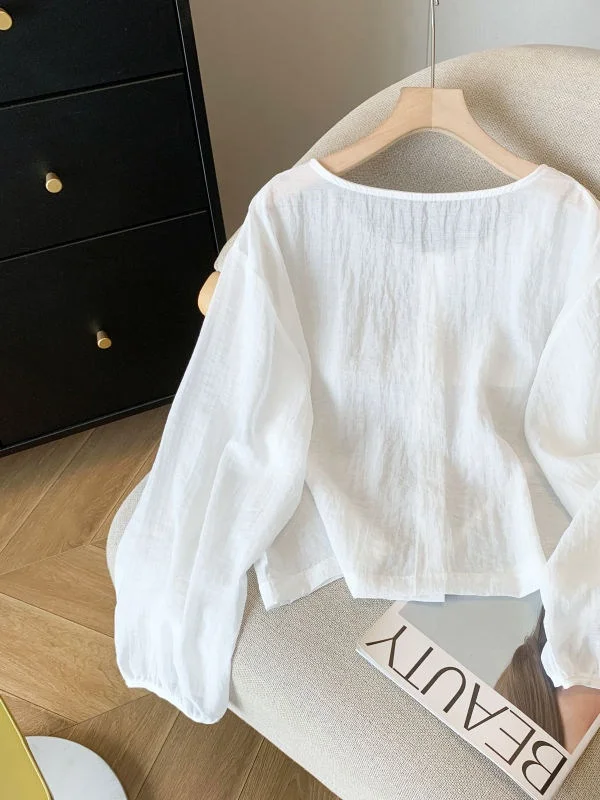 

Свободный повседневный длинный све, круглый Ne Sun Protection irt, женский однотонный топ для похудения, весенний новый Sle Han Rou Chuan