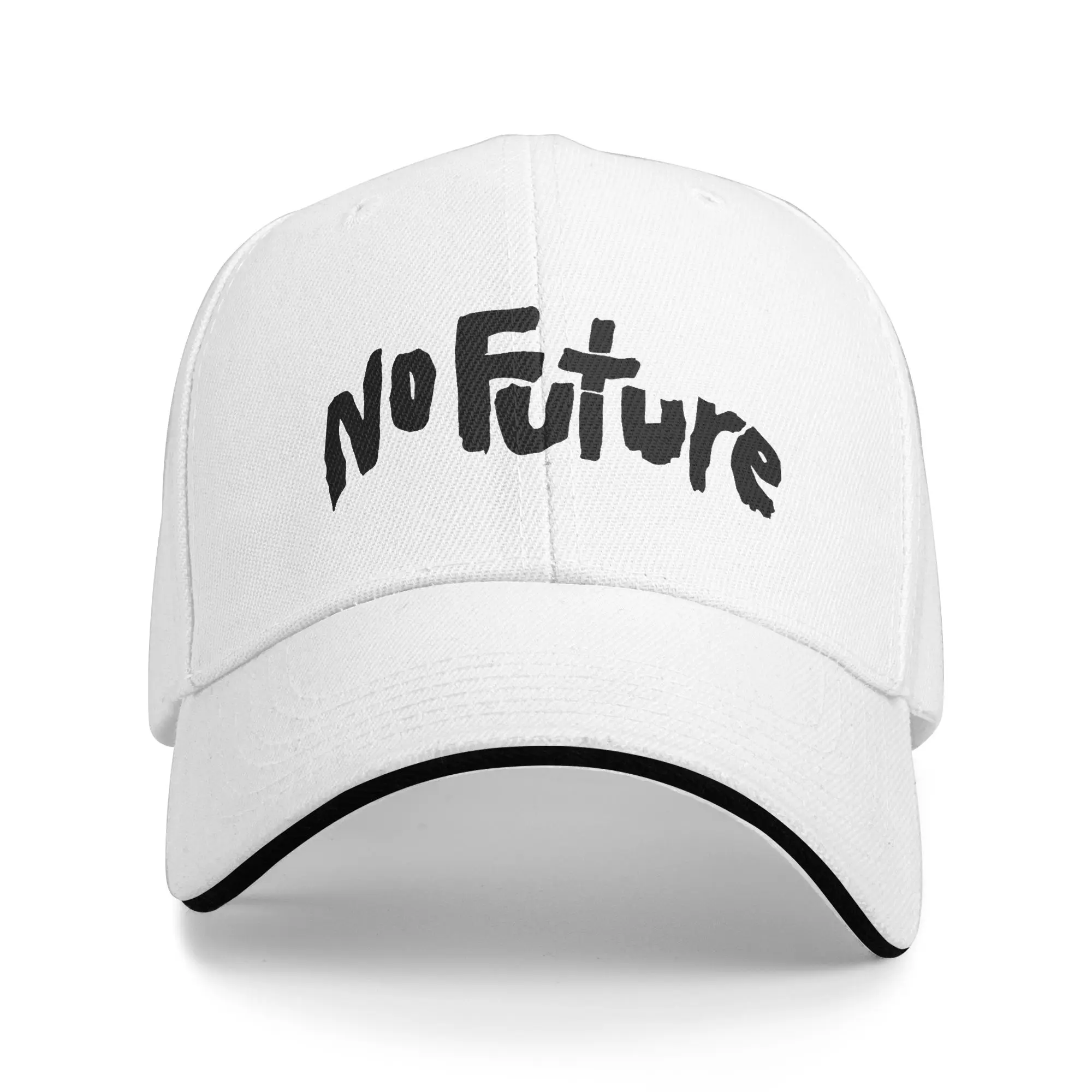 Nerdy Iconic No Future Sci-Fi Punk Science Sandwich Baseball Cap Workouts Summer Funny Sun Cap Men Women Running Golf Adult Hat