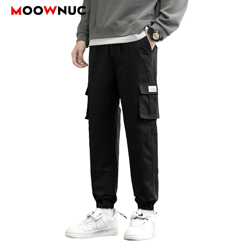 

Fashion Pant Men's Casual Trousers Spring Overalls 2023 New Autumn Fit Outdoors Ankle-Length Youth Brand Military Style MOOWNUC