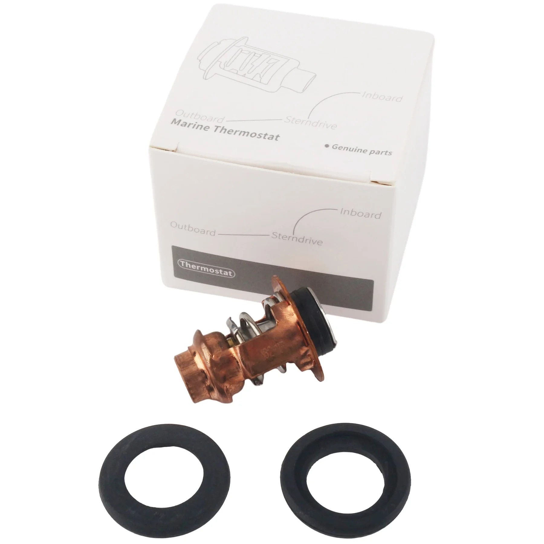 Soxa Marine 162°F  72°C Thermostat For Honda Marine 25 30 35 40 45 50 75 90 115 130 HP BF25A 19300-ZV5-043 19300-ZV5-003 18-3630