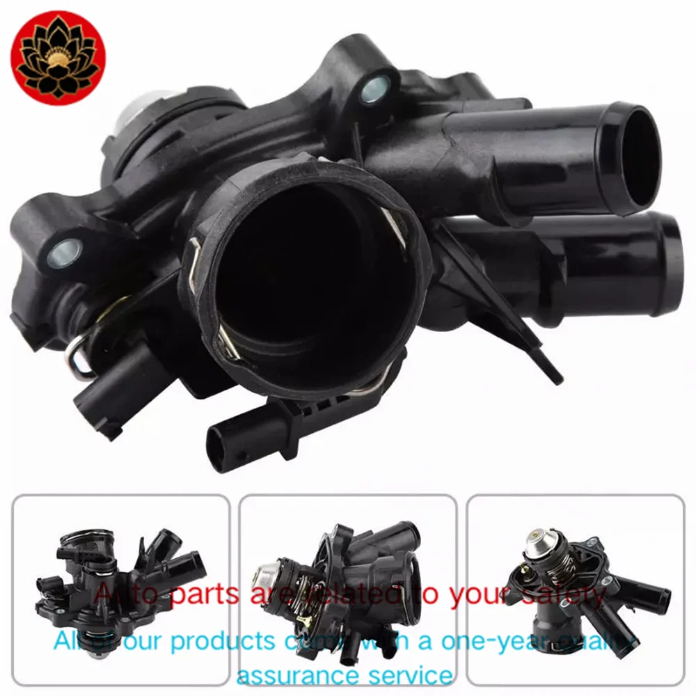 Adequado para mercedes-benz m271 w204 w212 c200 c260 c180 e200 e260 termostato do líquido refrigerante do motor 2712000115 2712000215 2712000315