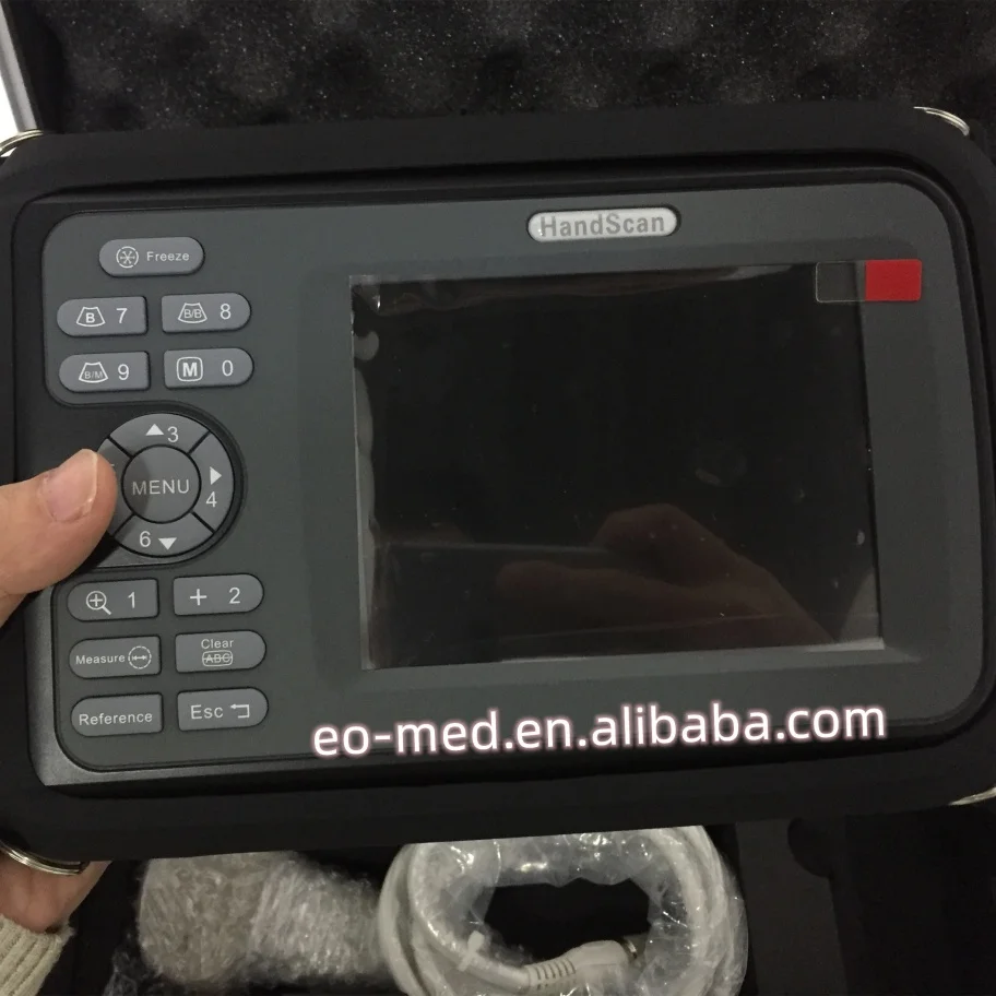 Newest Technology Echo Mini Size Ultrasound Machine Vet Ultrasonic Scanner With Rectal Linear Probe V6