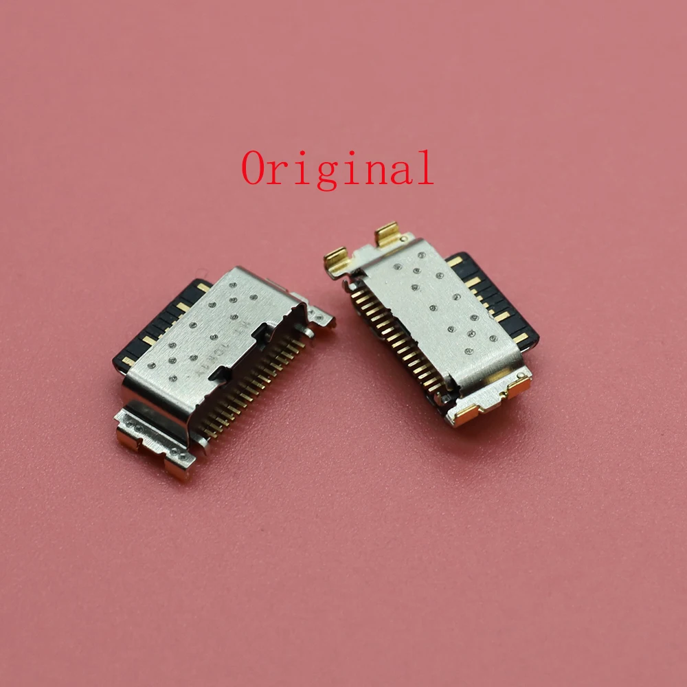 10-100 قطعة الأصلي ل Xiaomi Redmi 10C/نوت 11 11S 11E 12 USB شحن ميناء حوض التوصيل شاحن مقبس توصيل إصلاح أجزاء