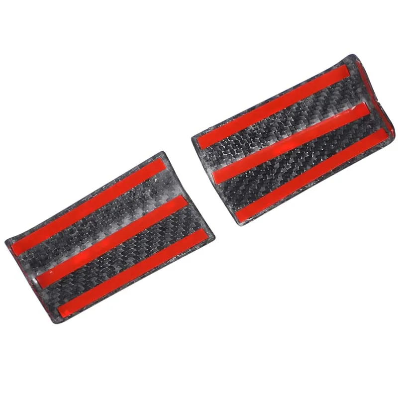 For Ferrari 458 2011-2016 Real carbon fiber car steering wheel sides Decorative cover sticker car protection accessories 6