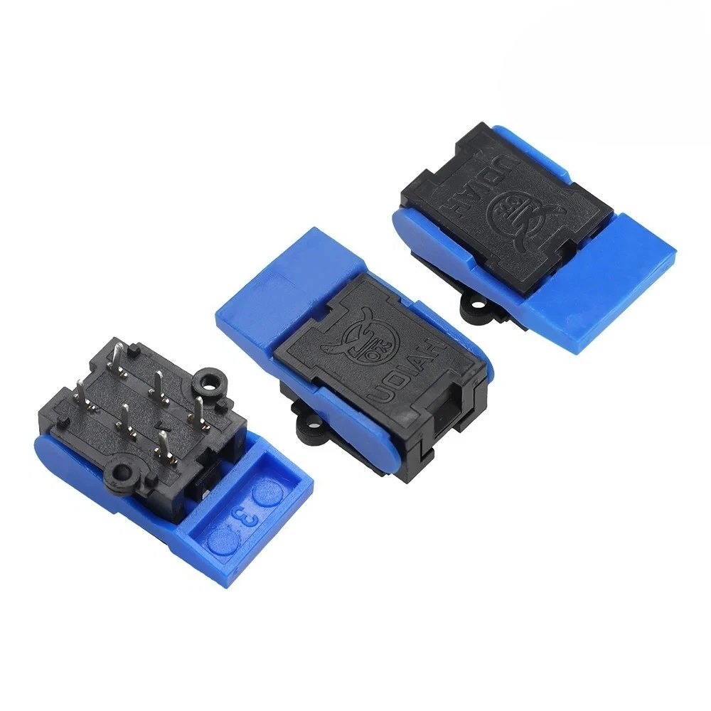 500PCS 6Pin Telephone Hook Switch Intercom Doorbell Leaf Switches Retainer Reed Switch Blade with Card Reset Take-up Function