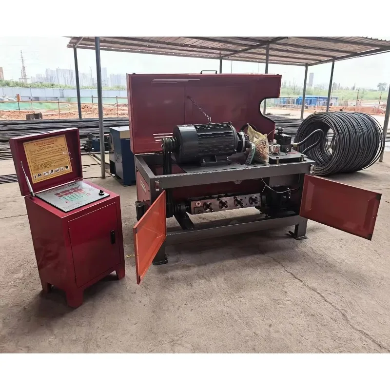 YG Customized  Power Metal Wire Straightening Machine Feeder With Motor 220-380V 9KW 40m/min Feeding Speed For Construct