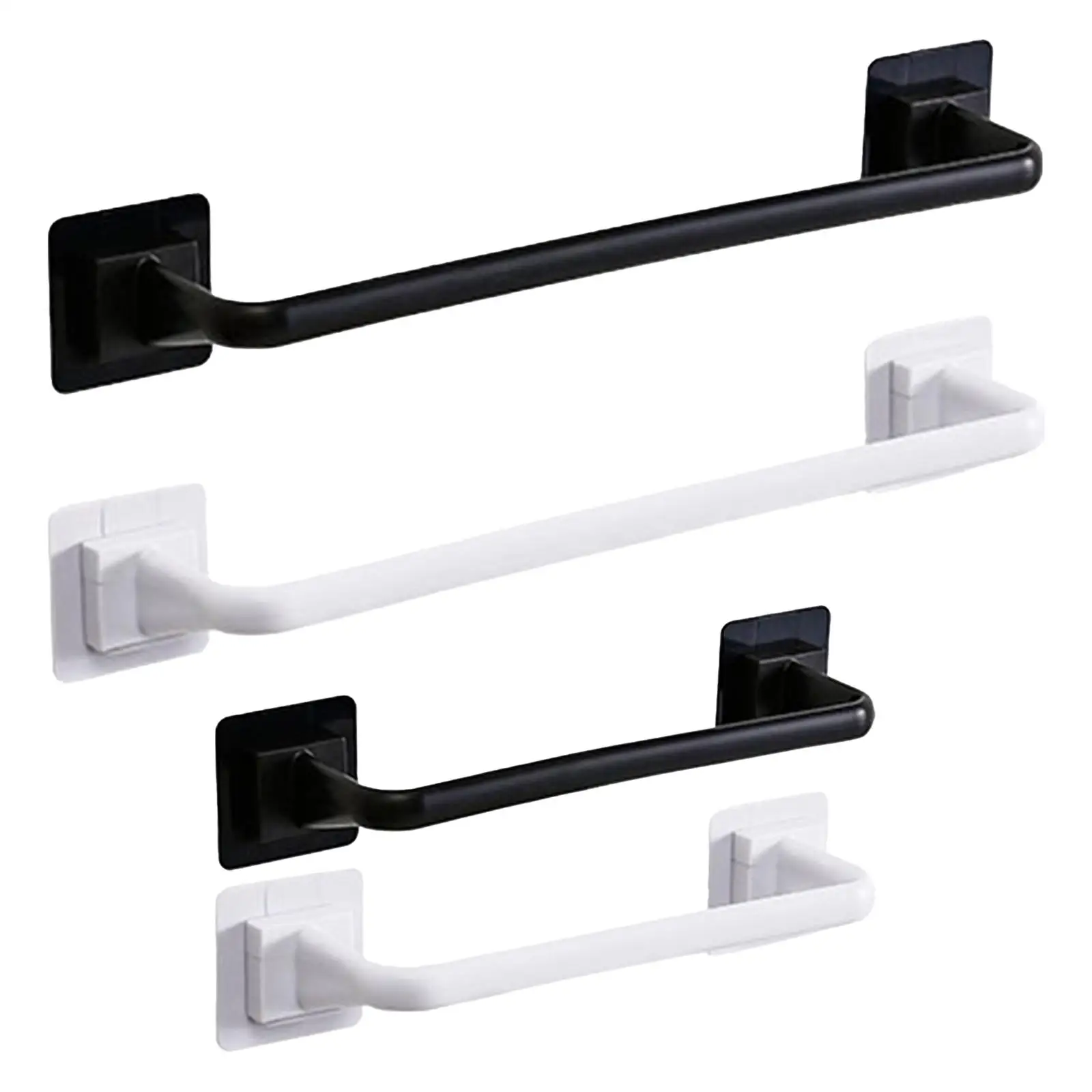 Sturdy Over Cabinet Towel Bar Shelf or Outside of Doors Organizer Rack Hand Towel Holder Towel Rail for Kitchen