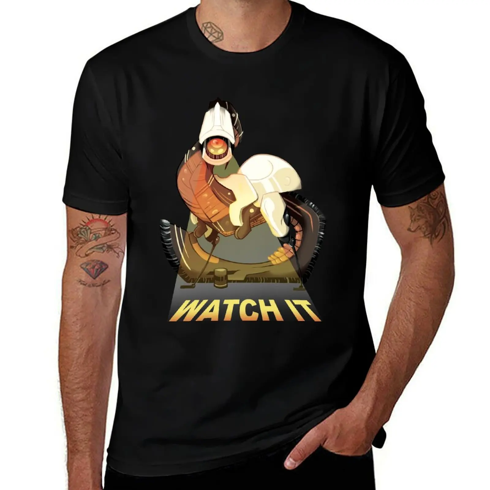 

Horizon: Zero Dawn, Watcher (Watch It) T-Shirt t shirt man cotton man t shirt cotton T-Shirt