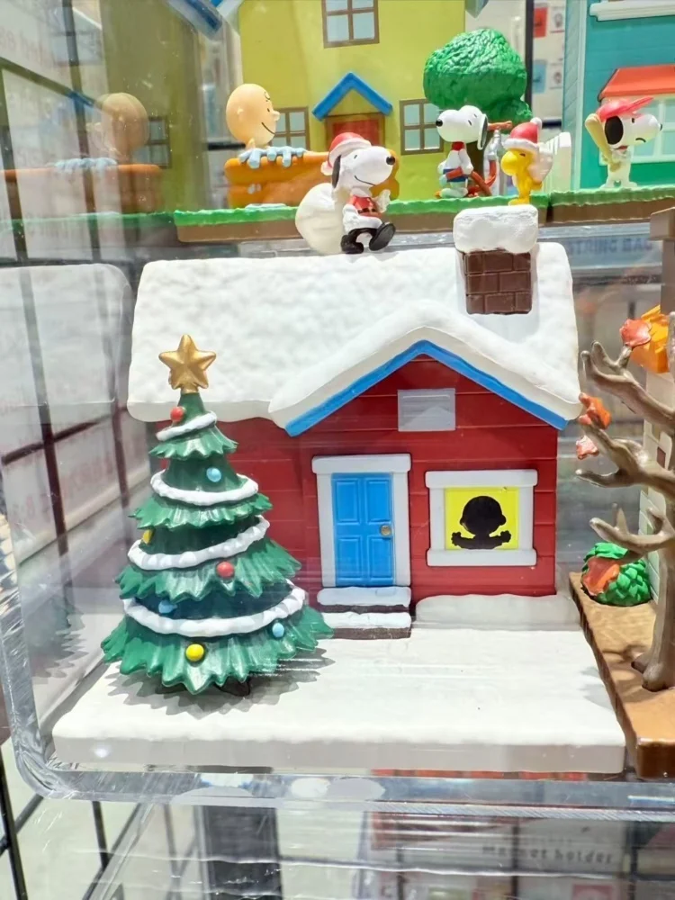 Re-Ment Peanuts Snoopy Sweet Little Home Miniature House Blind Box Set Collectible Cartoon Figure Desktop Decor For Anime Fans