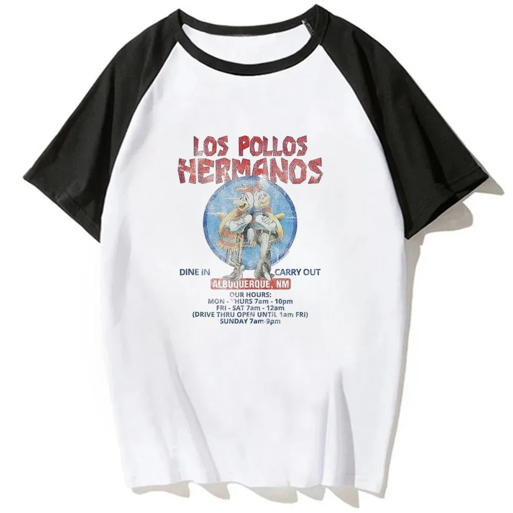 Breaking Bad Los Pollos Hermanos t shirt women emo meme manga korean fashion vintage t shirt y2k japan aesthetic