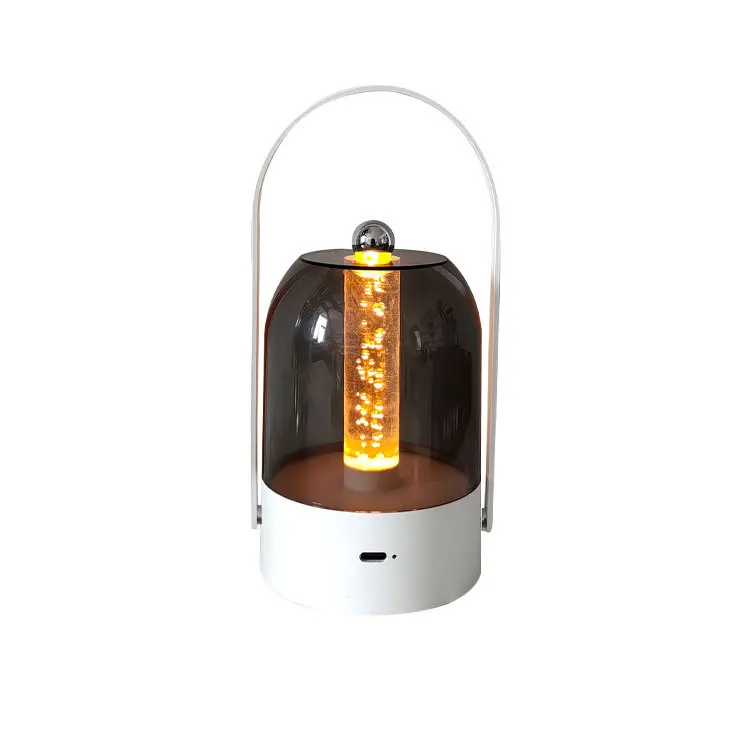 The new C-type rechargeable portable camping ambient light is a stylish and simple dimmable night light