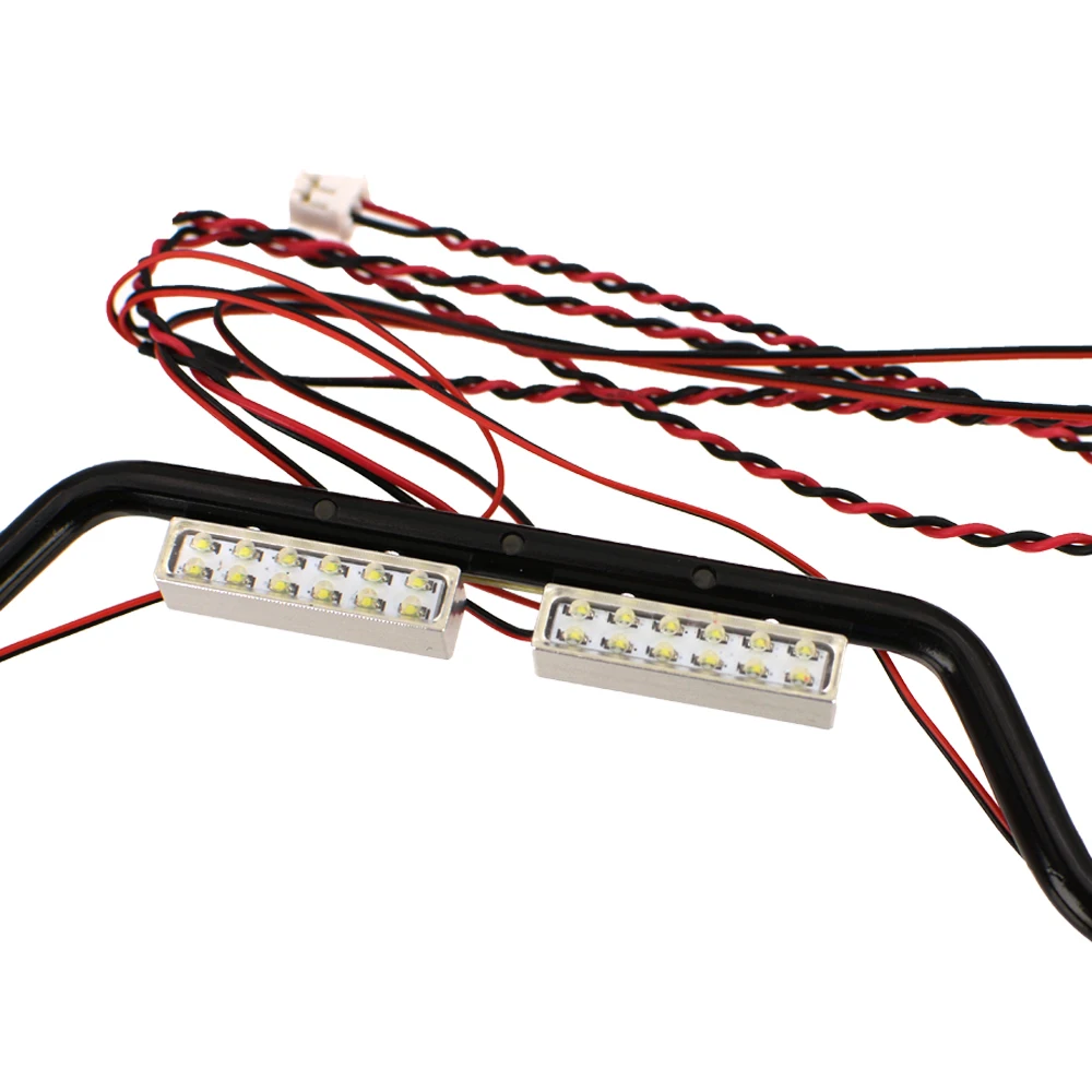 Led Simulatie Metalen Vierkante Zonneklep Koepel Licht Voor 1/14 Tamiya Rc Vrachtwagen Auto Scania 770S 6X4 56368 8X4 56371 56323 Onderdelen Speelgoed