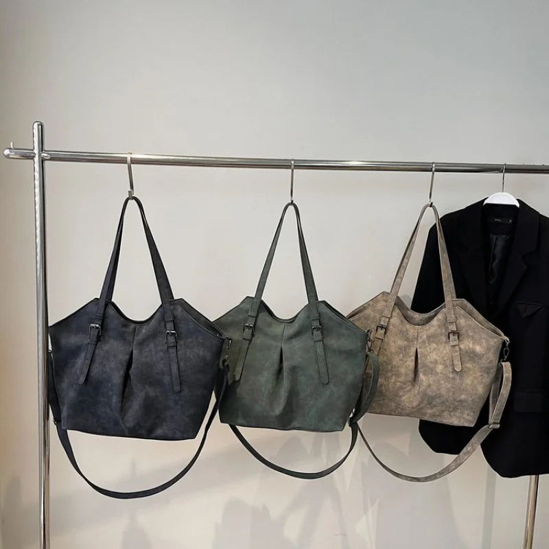 

Стильная сумка-мессенджер через плечо для женщин, повседневная деловая сумка для отдыха с минималистским уникальным эффектом