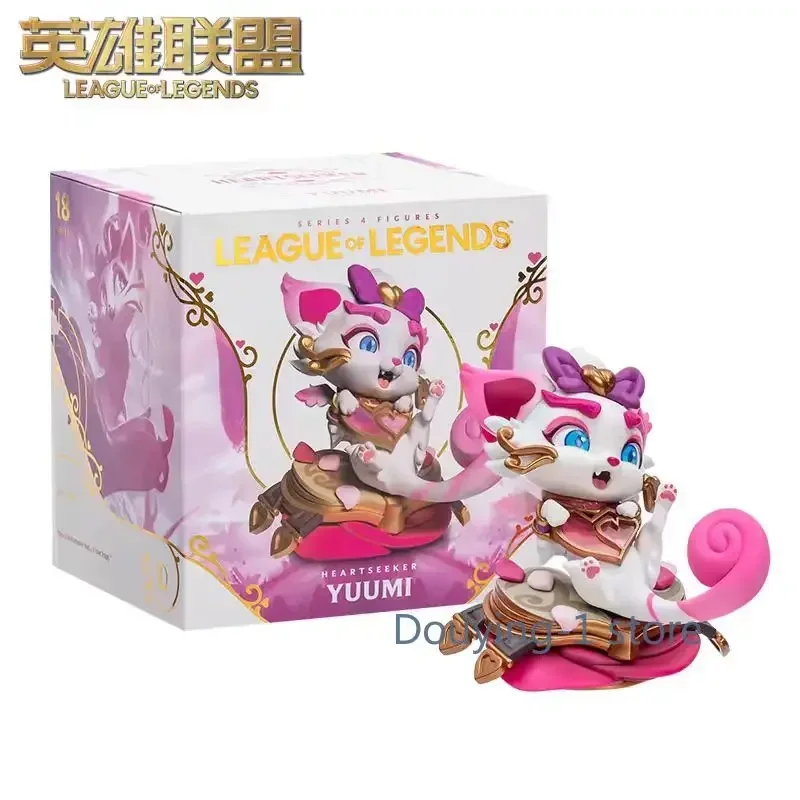 

League of Legends LOL, ограниченная серия ко Дню святого Валентина Heart Cat Yumi, фигурка ограниченной серии, периферийная игрушка, детский подарок