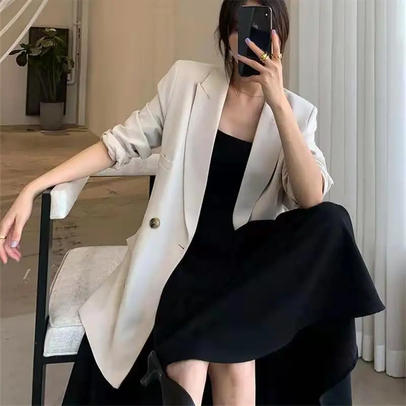 Sleeveless Dress Women Simple Casual Solid Fit High Waist Summer Retro New Arrival Elegant Ladies Cozy Mujer Ulzzang Ins Female