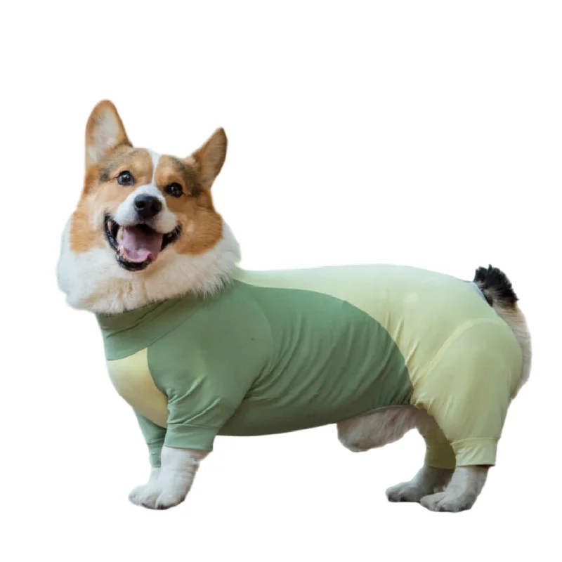 Welsh Corgi Clothes Prevent Hair Loss Sun Protective Clothing for Dog Jumpsuit High Elasticity Dog Costume Apparel Dropshipping