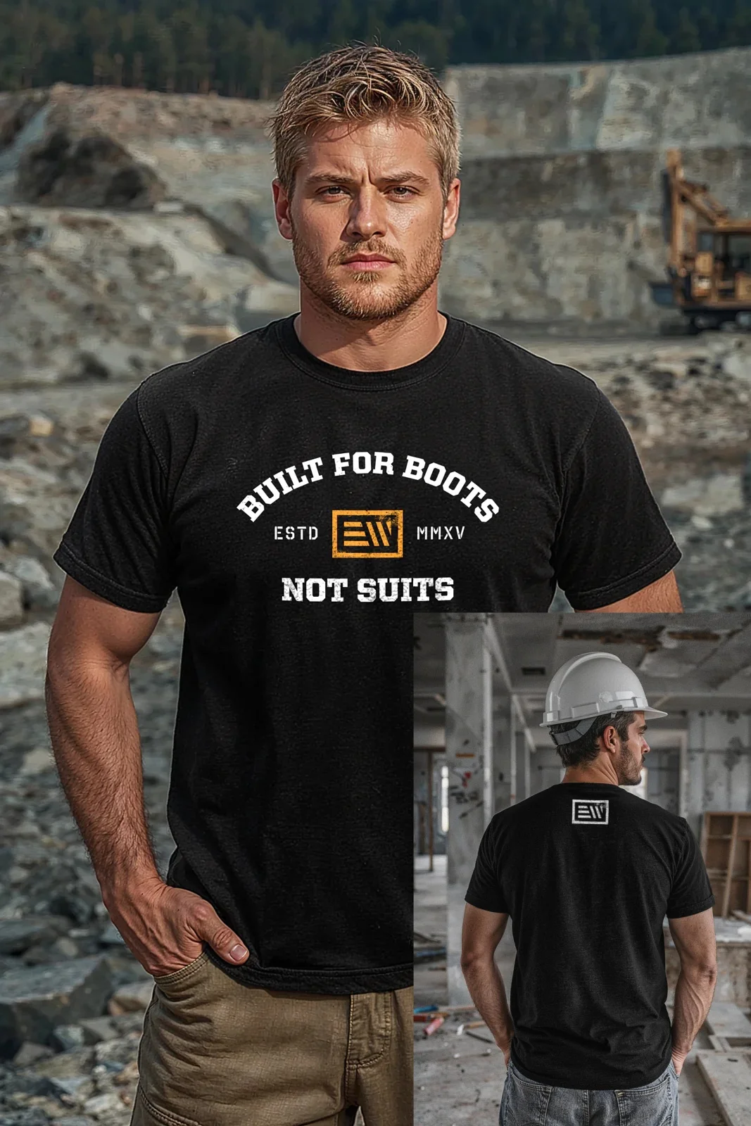 

Built for Boots Not Suits Front T-Shirt High-end Luxury Is for Both Men and Women Top Y2k 2025 Summer Hot Sale New