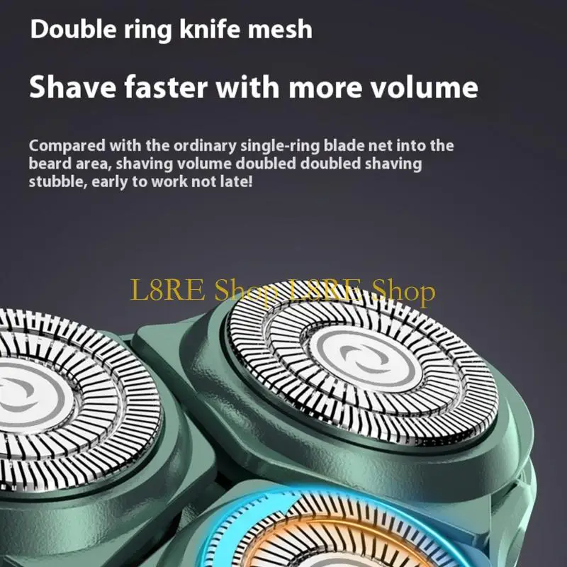 L8re Small Men Electric Raver USB wiederaufladbare Reise Trimmer Elektrischer Bart Rasierer