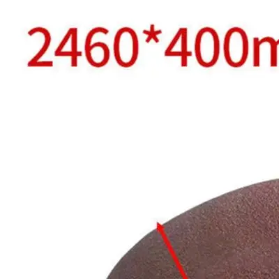 Sanding Belt 2460 x 400 mm with Optimized Grit Retention for Consistent Performance Wood Metal and Plaster Applications