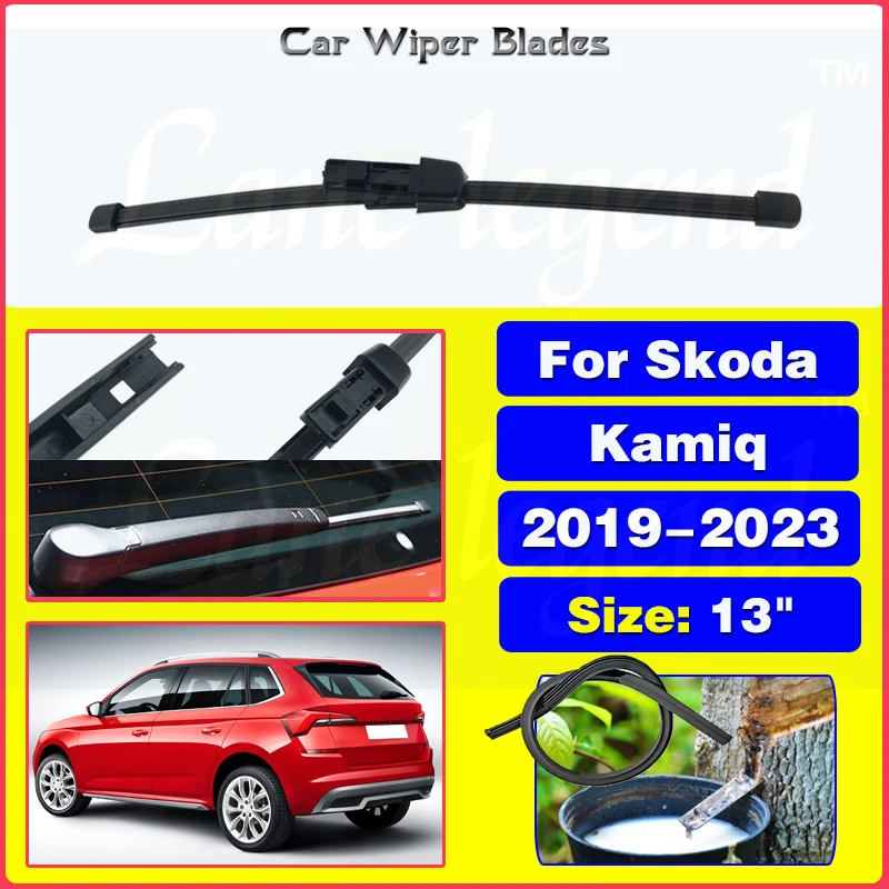 

Car Wiper blade Rear Back Window Windscreen Windshield Wipers For Skoda Kamiq 2019 2020 2021 2022 2023 Auto Accessories 13"