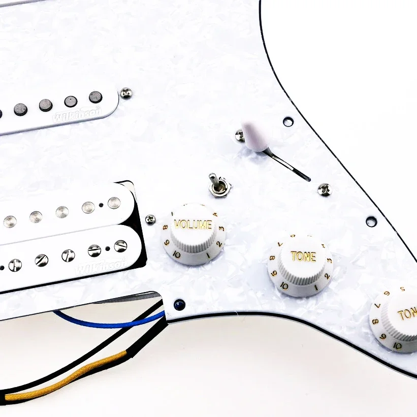 Wilkinson ST Alnico5 SSH Electric Guitar Pickups 7-Way Type Fully Loaded Pickguard for Enhanced Sound Quality view 4